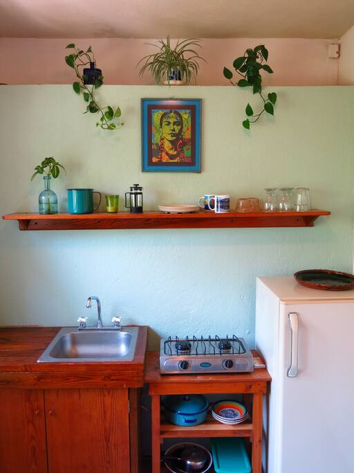 Todo lo que necesitas para preparar una rica comida, o simplemente ver la vista.
