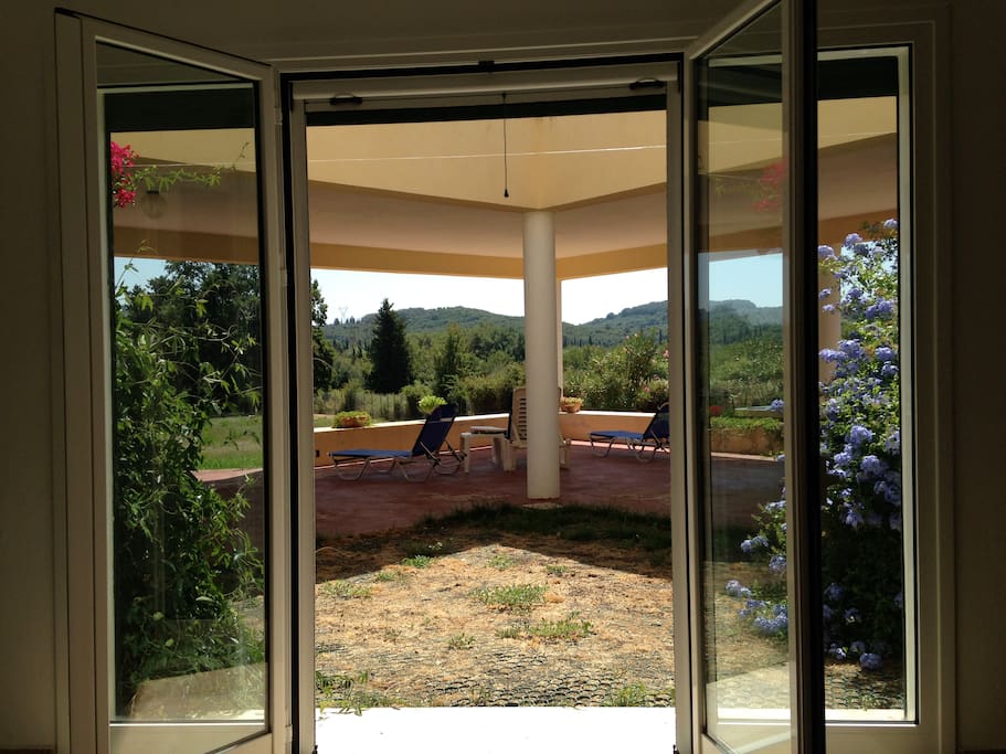 Portico visto dall'interno
