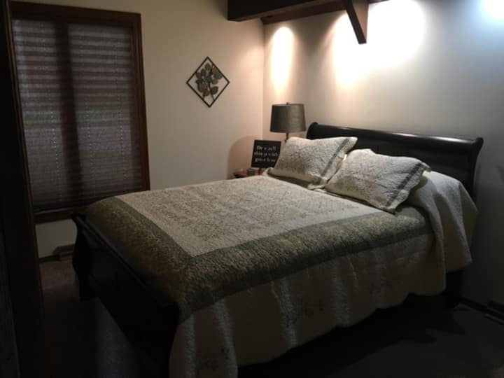 Main floor bedroom 1 Queen