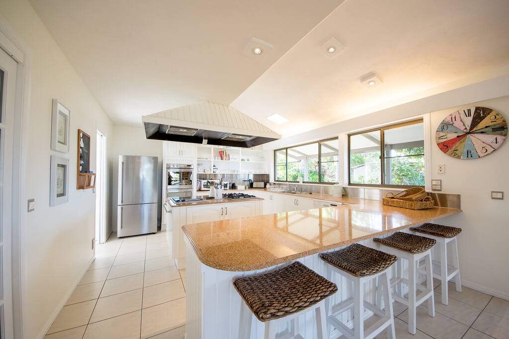 Chef's Kitchen with indoor BBQ