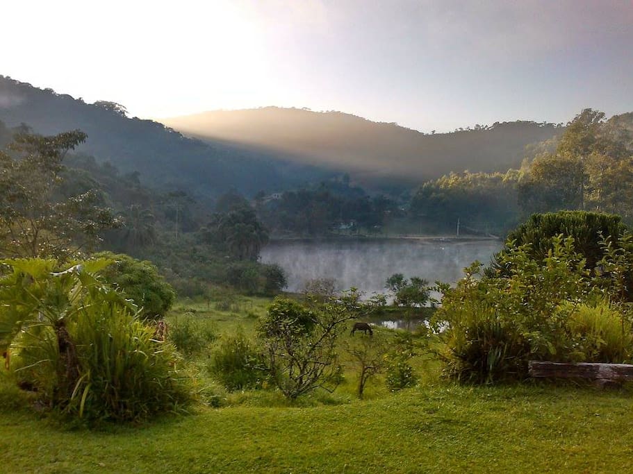 Vista da represa/ View of the dam