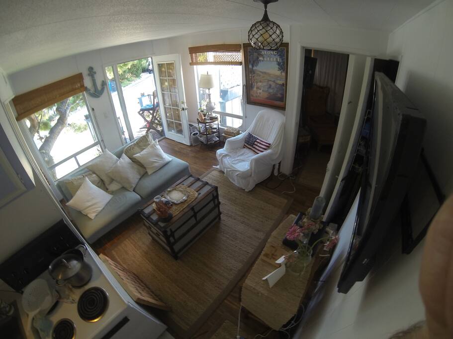 A great place to unwind, chill and watch t.v.