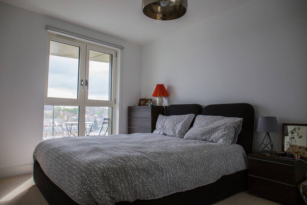 Bedroom with a King size bed