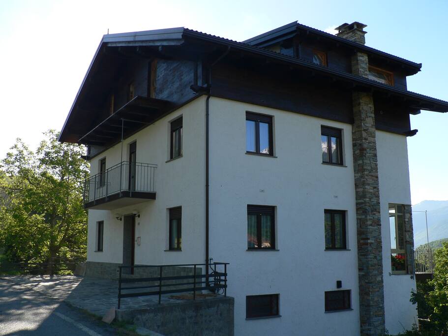 Lato ovest della casa