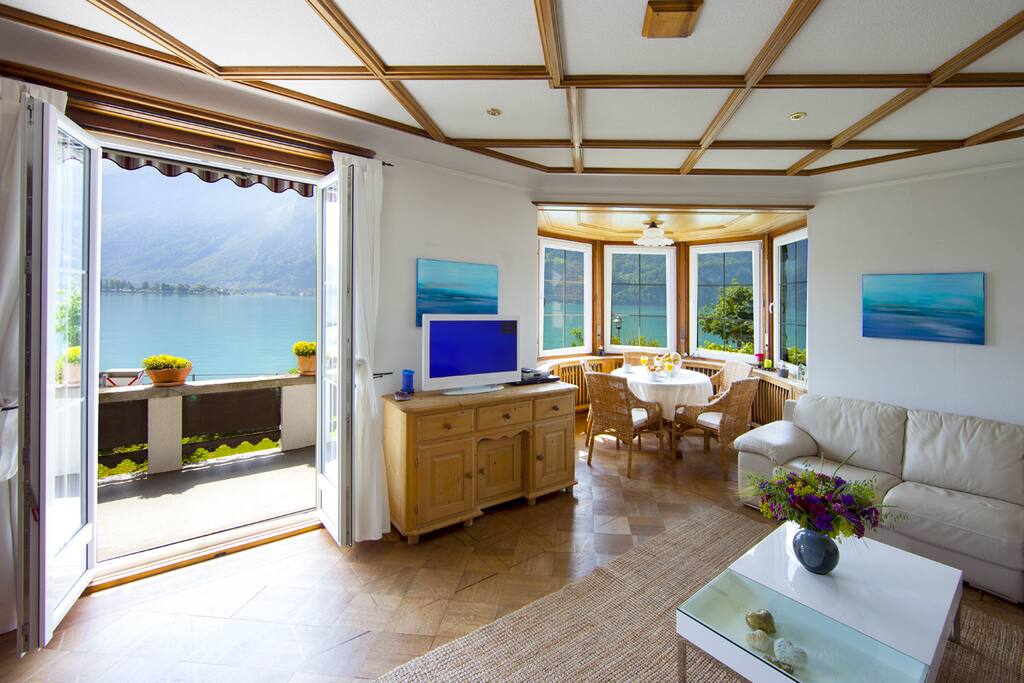 Living room and terrace