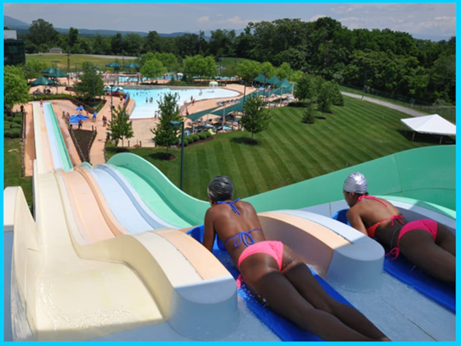 Waterpark - outdoor slides