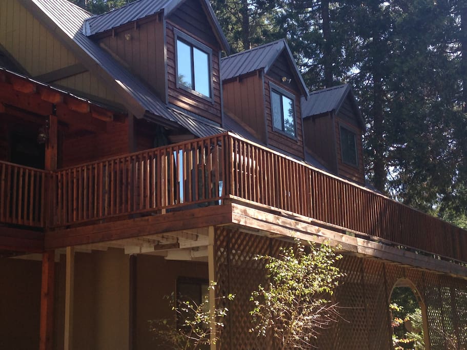 Covered and Uncovered Deck