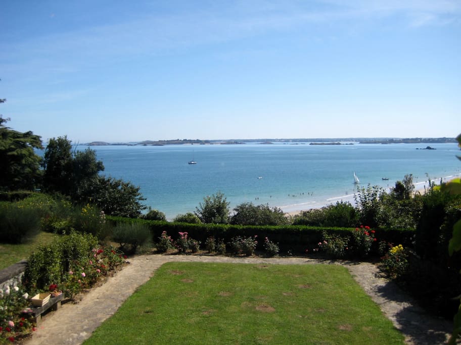 vue sur la mer de la maison
