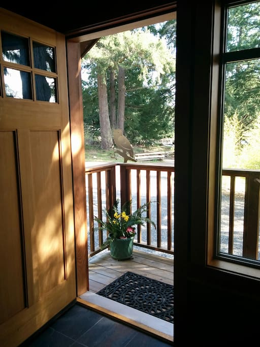 Your private entrance and doorway to explore the island.