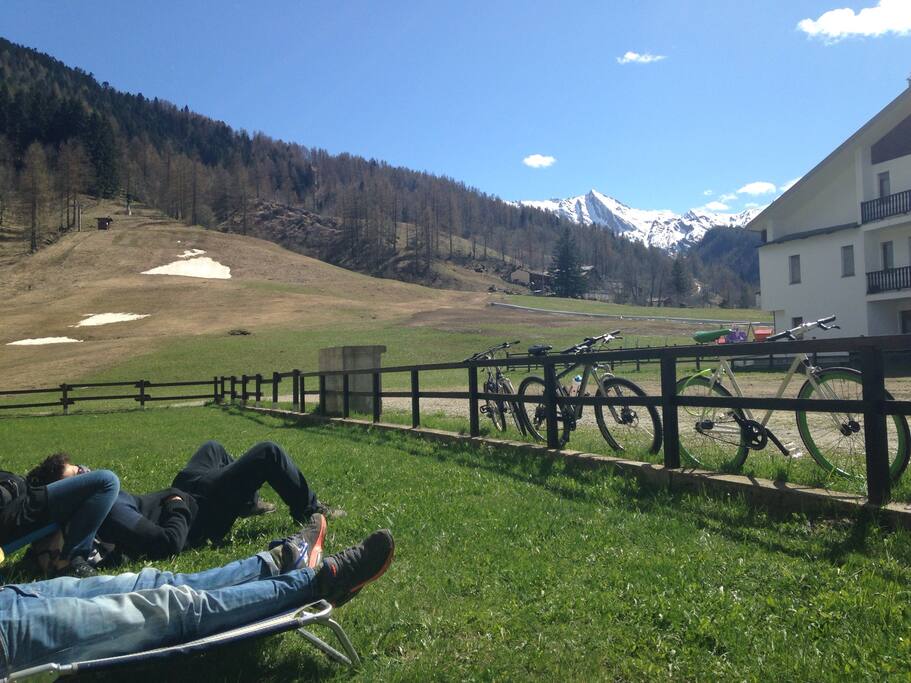 Direttamente dal balcone di casa