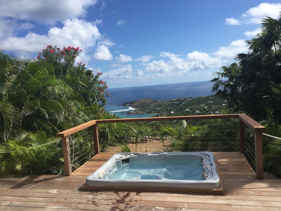 Terrasse Jacuzzi vue