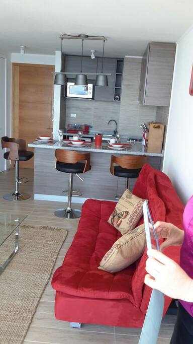 Living Room and kitchen