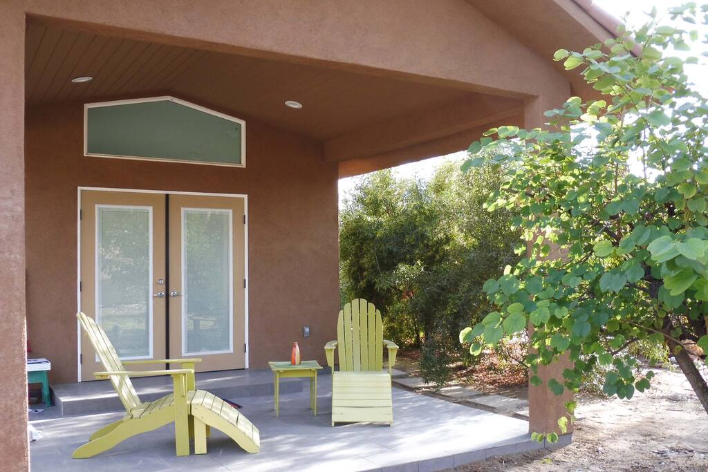 relaxing patio
