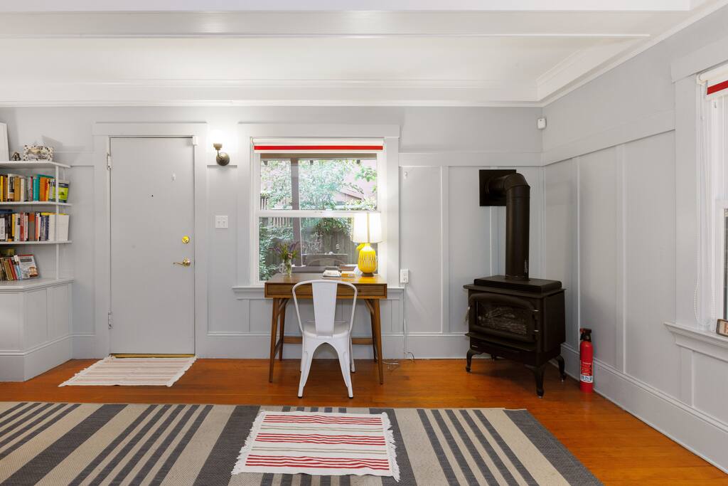 Living room with main entrance