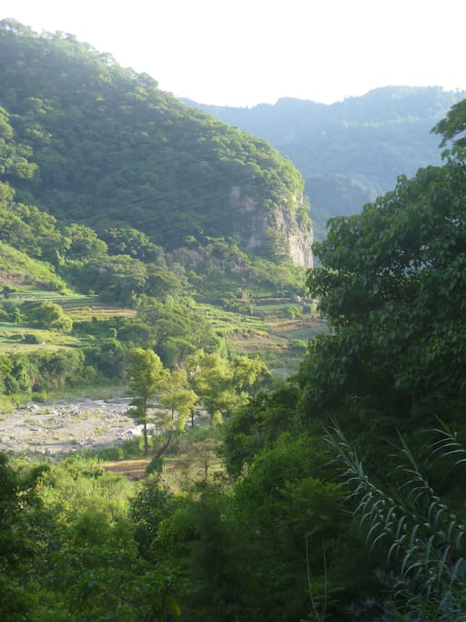 Valley view from balcony