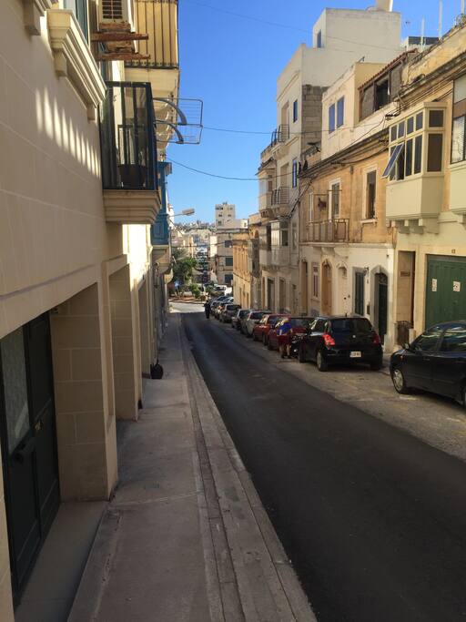 1 minute away from the sea front, literally next to town square where one can find all shops