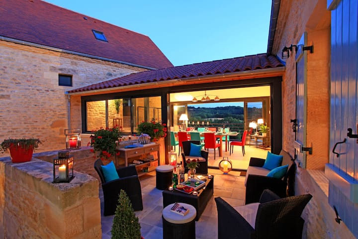 Terrasse Haute Domaine De La Malonie Proche Sarlat - Sarlat-la-Canéda