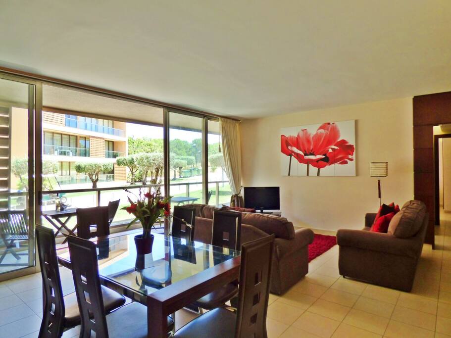 Bright and spacious living area