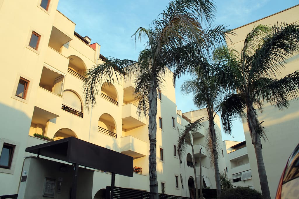 Ingresso complesso condominiale