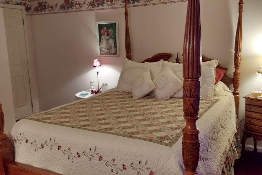 Queen-sized bed