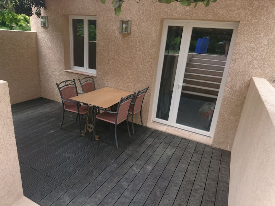 Terrasse avec pergola