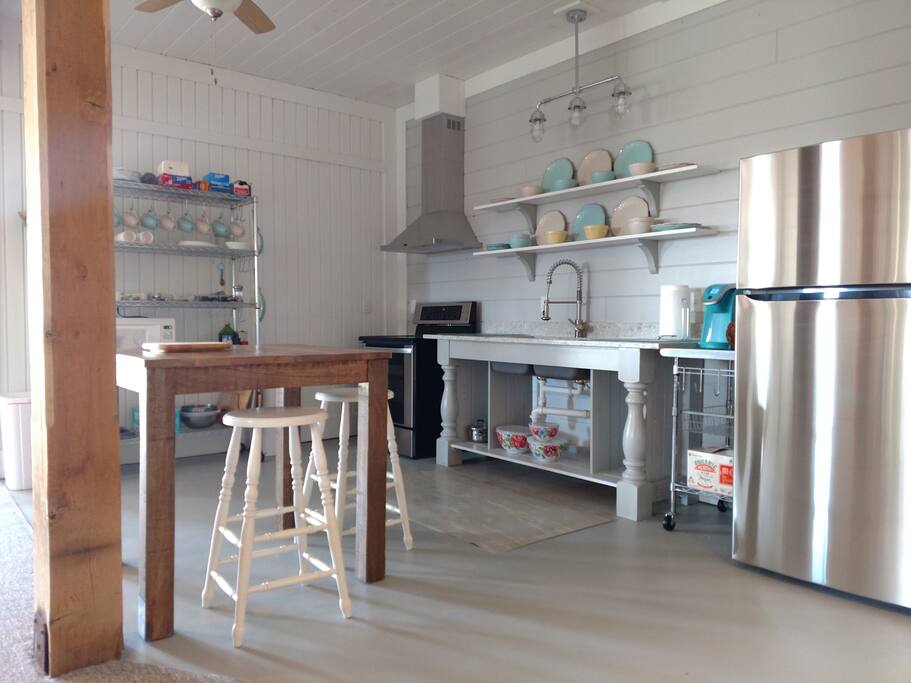 Open Kitchen with New LG Appliances