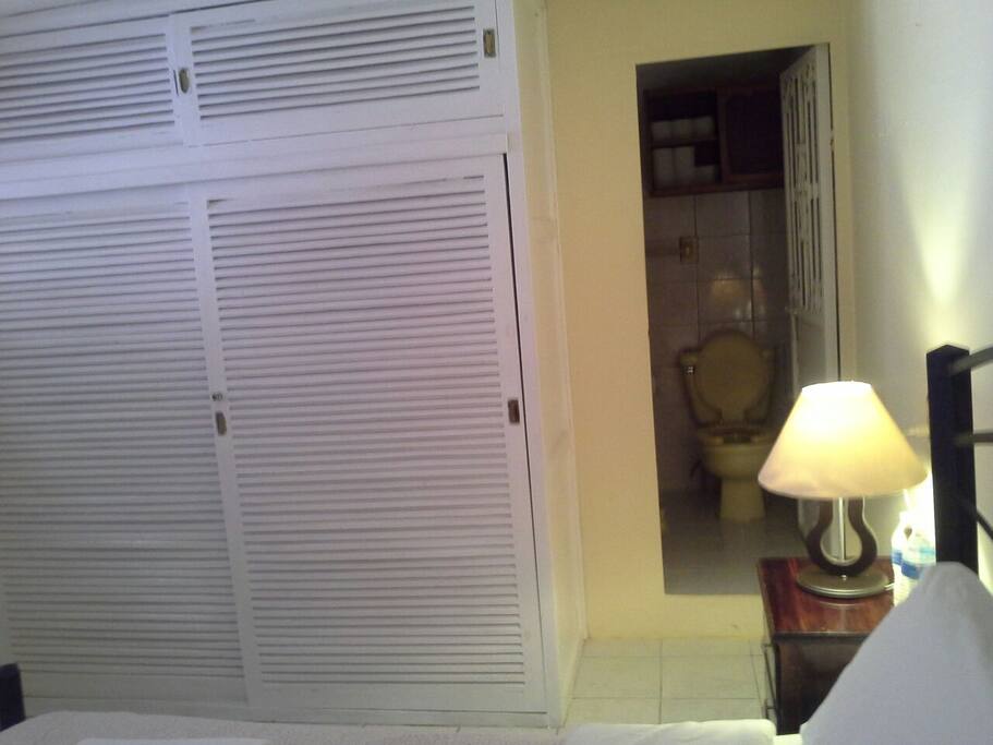 Plenty of closet space, drawers and hanging space
