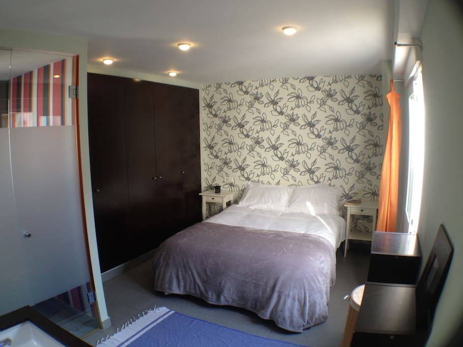 Master Double Bedroom with en-suite bathroom & walk-in shower.