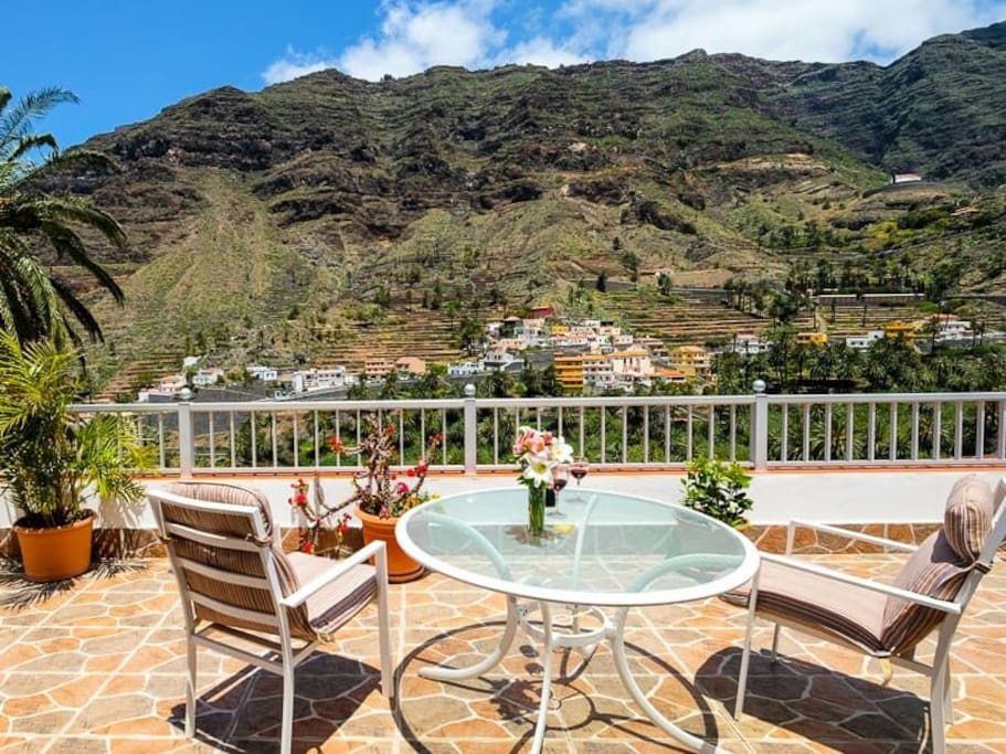 la vista desde la terraza