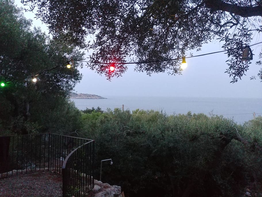 Evening view on the bay of Castro
