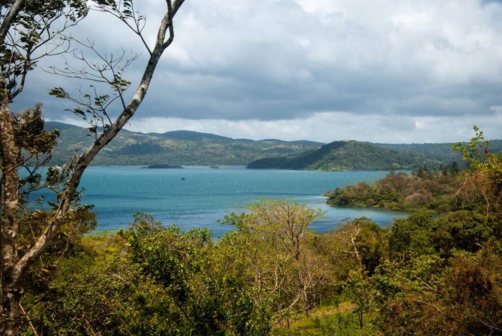 View of Lake Arenal from Balcony Area in Apartment