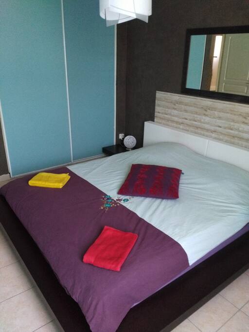 Linge de maison disponible sur tout le logement.