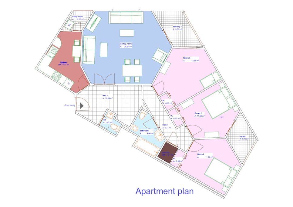 appartement Plan