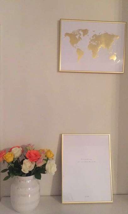 Interior design in the apartment