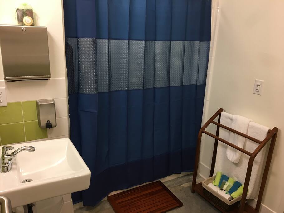 Private bathroom attached to bedroom
