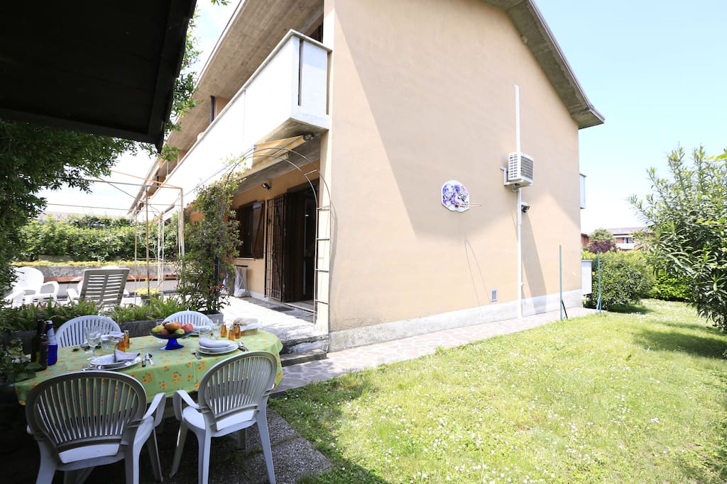 Private garden of the property