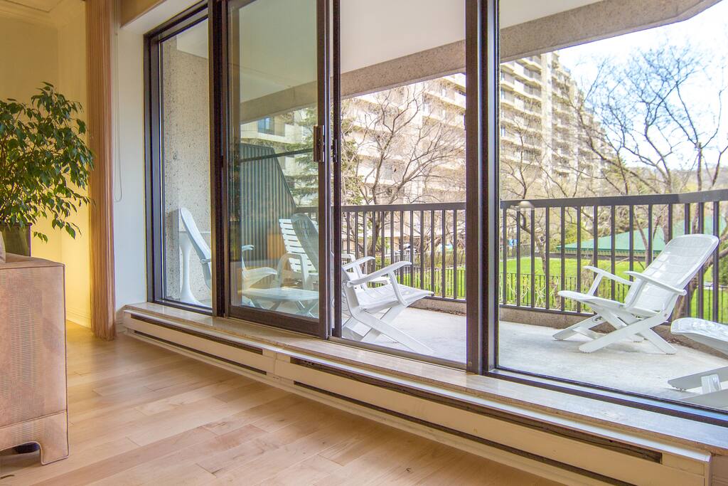 Beautiful view from second floor terrace