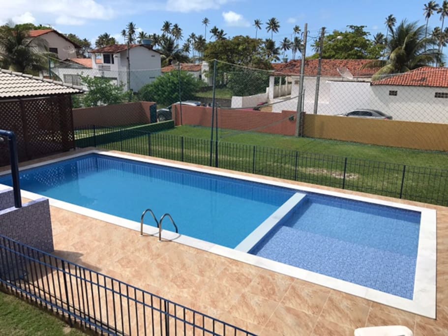 Área das piscinas