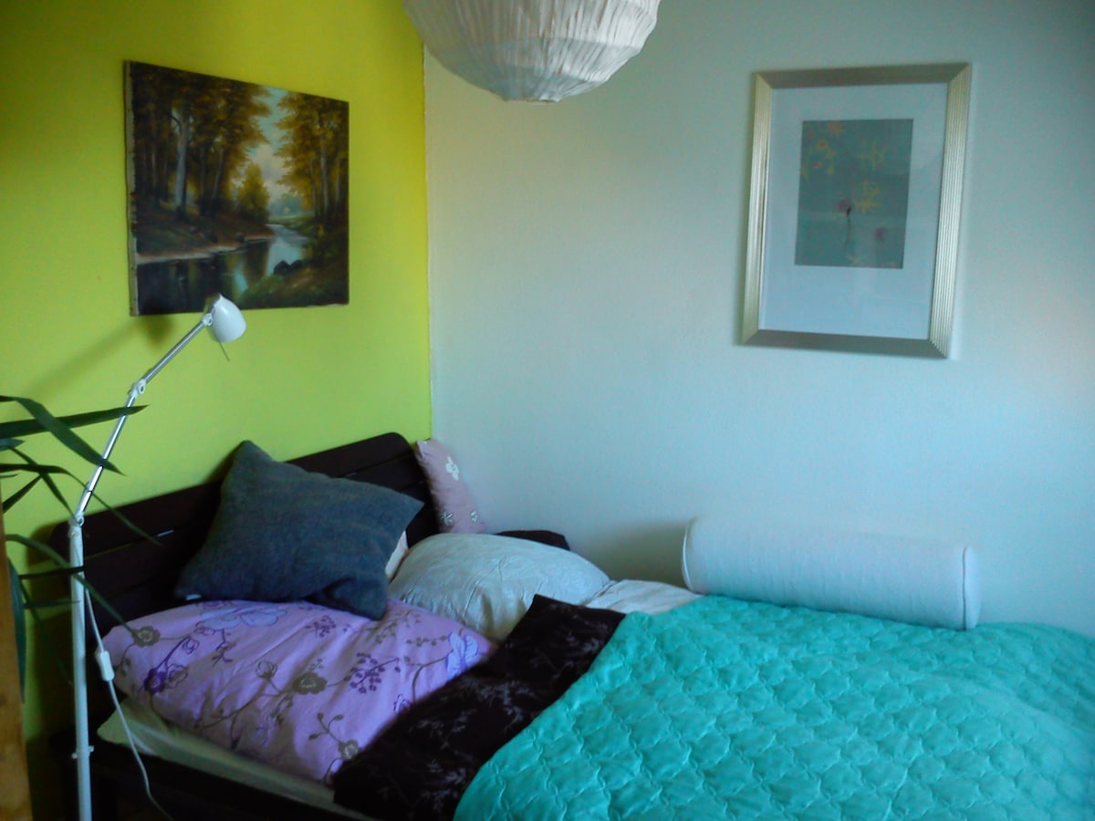 Popular Airbnb listing: Cozy attic apartment in lively Linden in Linden Nord