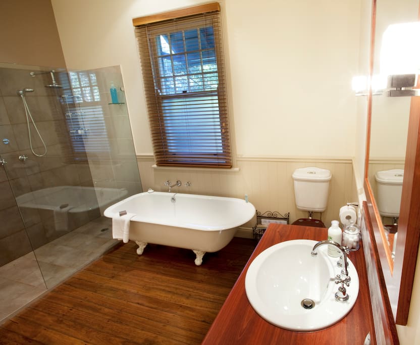 Your Bathroom with Claw-foot Bath & large shower recess