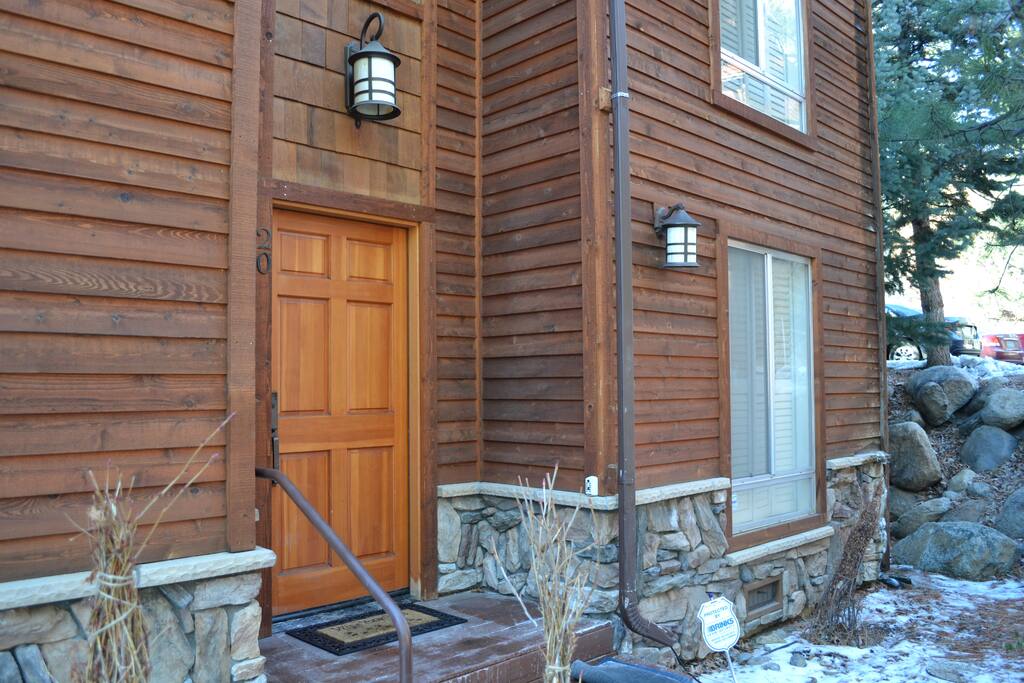 Front door.
