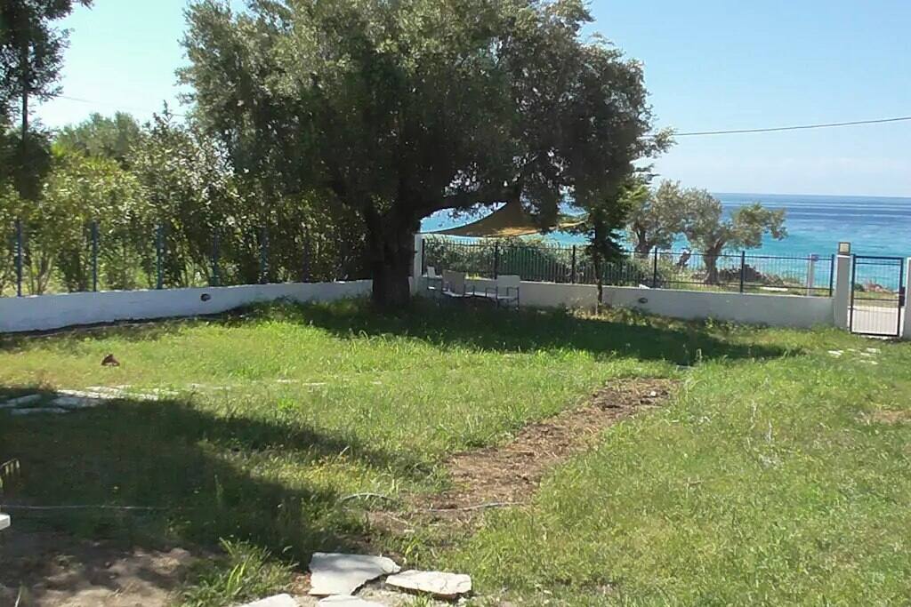 Yard near the house with seaview/дворик около дома с видом на море