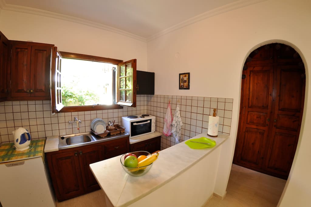 Studio with garden view