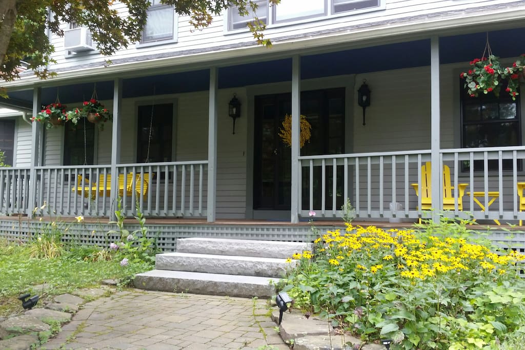 Four Bedroom Colonial with farmers porch and large rear deck with grill