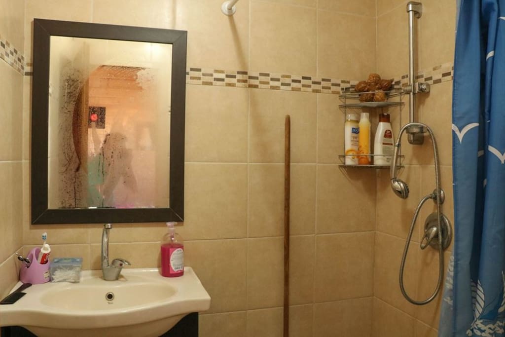 shower & toilet