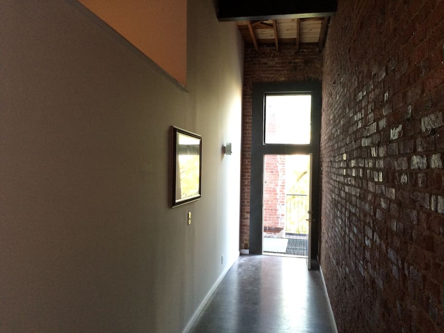 Very private entry.