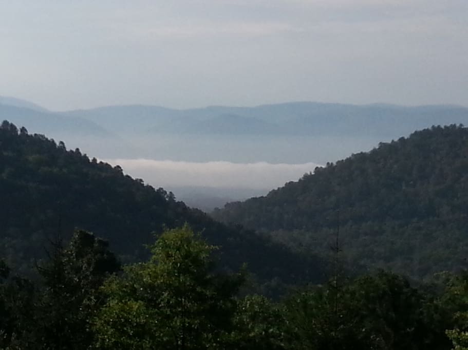 Appreciate mountain and valley