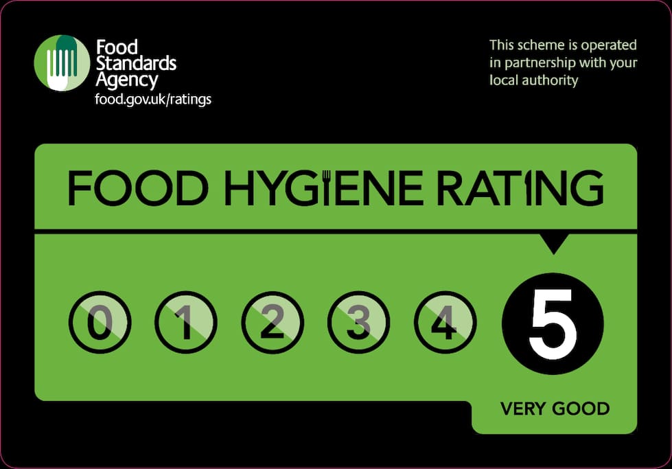 I Have a Five Star Rating for Hygiene