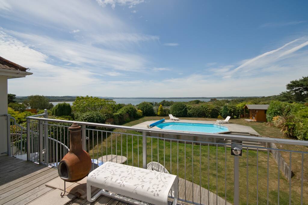 The view from the terrace.