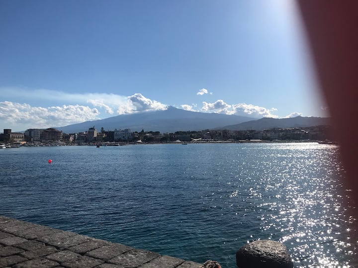 Mare E Vulcano A Taormina. - Giardini-Naxos